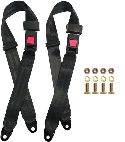 Cartroller 2 Pack Universal Golf Cart Seatbelt for UTV Yamaha Seat Belt Kit F...