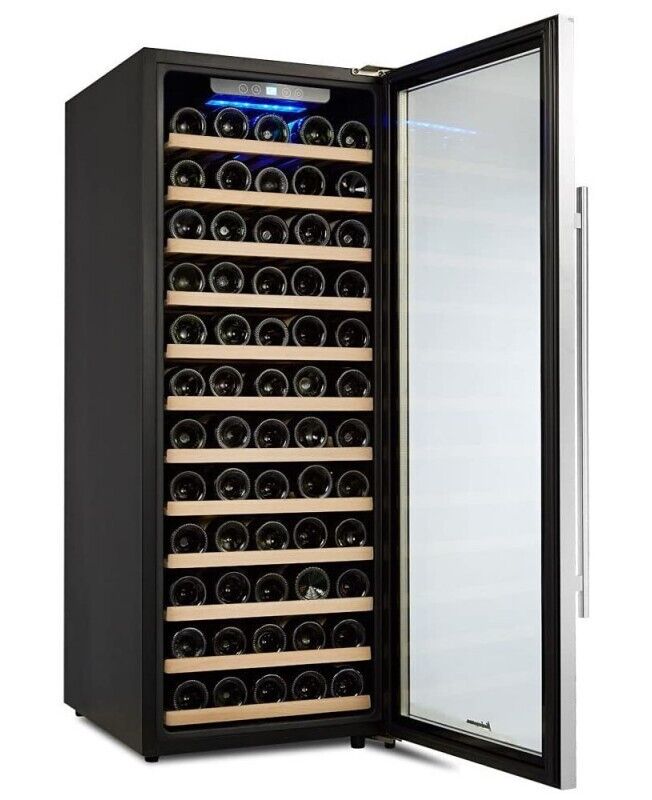 Kalamera 7.1 Cu.Ft 80 Bottle Freestanding Compressor Wine Cooler