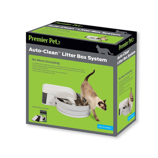 Auto-Clean Litter Box System: Self-Cleaning Litter System, No More Scooping, Aut