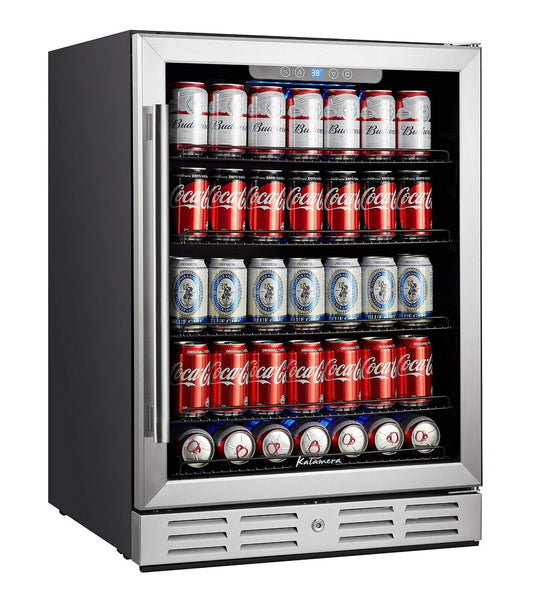 Kalamera KRC-24SZB 154 Can Capacity Beverage Cooler 24" New Open Box