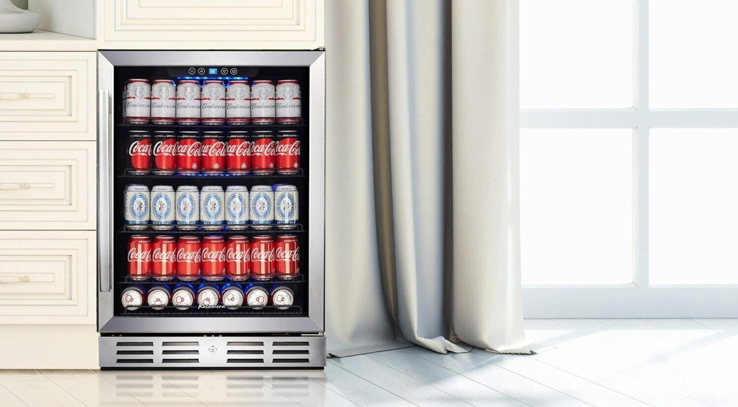 Kalamera 18 Bottle Wine Cooler & 154 Cans Beverage Cooler