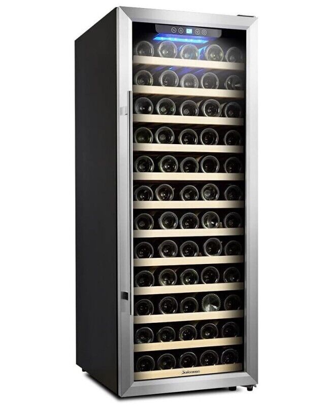 Kalamera 7.1 Cu.Ft 80 Bottle Freestanding Compressor Wine Cooler