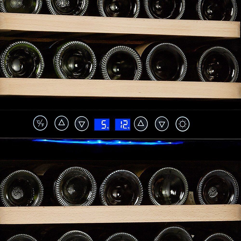 Kalamera 73 Bottle Compressor Wine Cooler Dual Zone with Touch Control