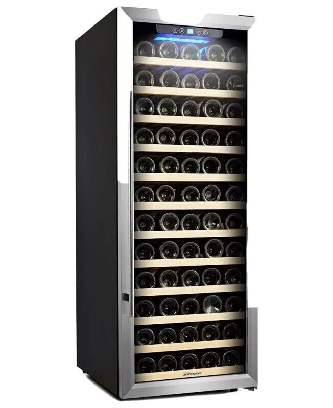 Kalamera 7.1 Cu.Ft 80 Bottle Freestanding Compressor Wine Cooler