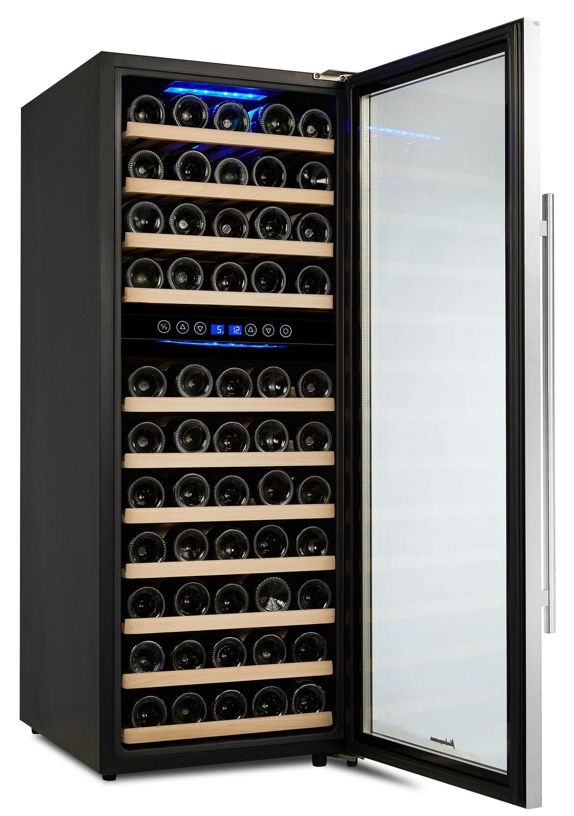 Kalamera 73 Bottle Compressor Wine Cooler Dual Zone with Touch Control