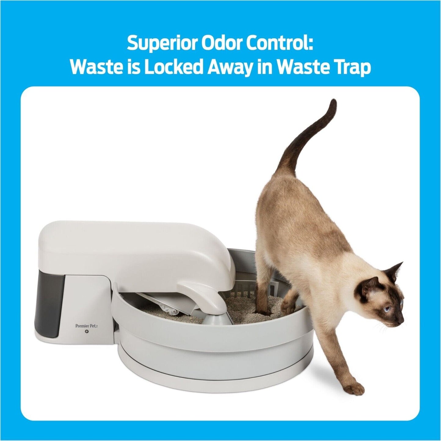 Auto-Clean Litter Box System: Self-Cleaning Litter System, No More Scooping, Aut